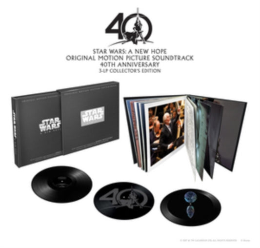 WILLIAMS, JOHN | STAR WARS: A NEW HOPE (LIMITED 3LP BOX/ETCHED SIDE/DEATH STAR HOLOGRAM) | VINYL RECORD (LP)