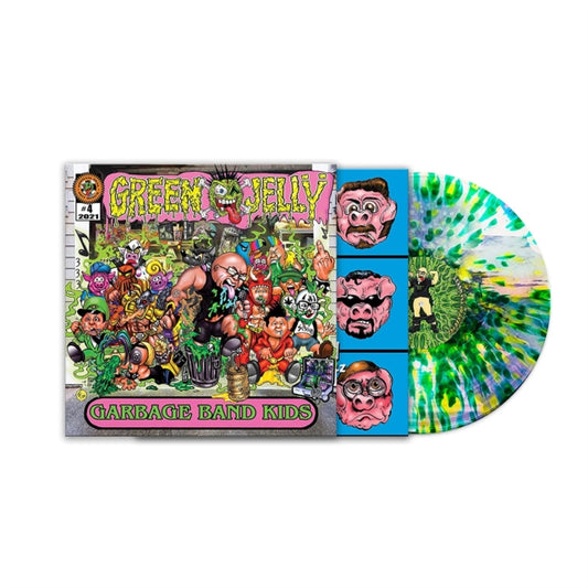 GREEN JELLY | GARBAGE BAND KIDS (GREEN & YELLOW SPLATTER VINYL) | VINYL RECORD (LP)